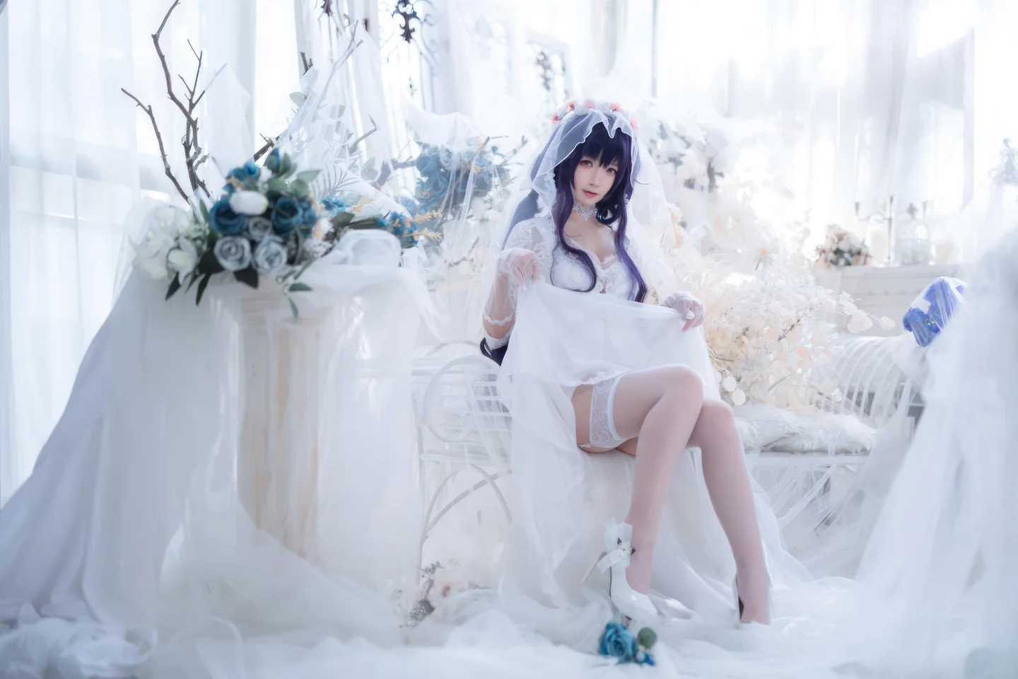 樱落酱w - 碧蓝航线·吾妻花嫁 [19P-112MB]